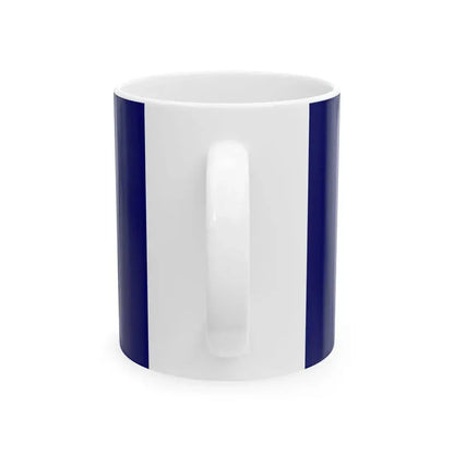Flag of Social Democracy Serbia variant (Serbia) White Coffee Mug - Go Mug Yourself