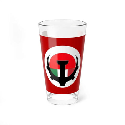 Flag of Socialist Homeland (Italy) Pint Glass 16oz 16oz - Go Mug Yourself