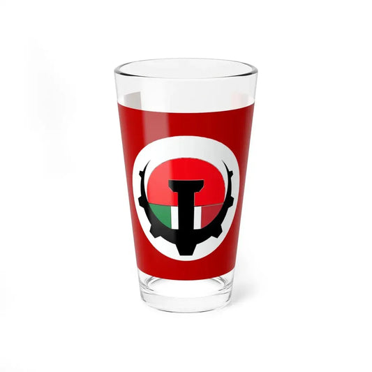 Flag of Socialist Homeland (Italy) Pint Glass 16oz 16oz - Go Mug Yourself