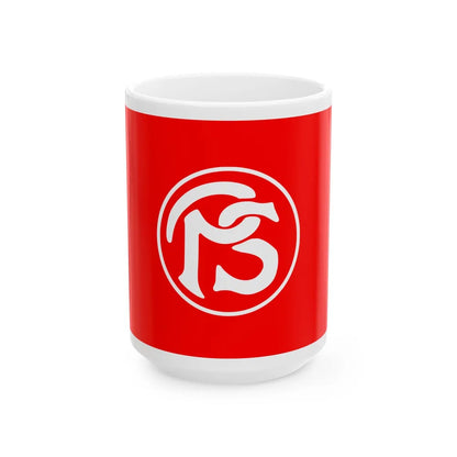 Flag of Socialist Party Argentina (Argentina) White Coffee Mug 15oz - Go Mug Yourself