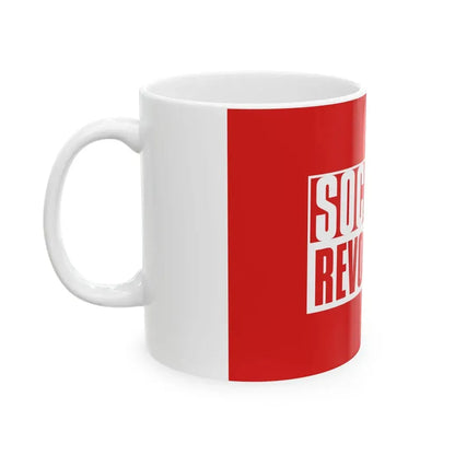 Flag of Socialist Revolution United States (United States) White Coffee Mug - Go Mug Yourself
