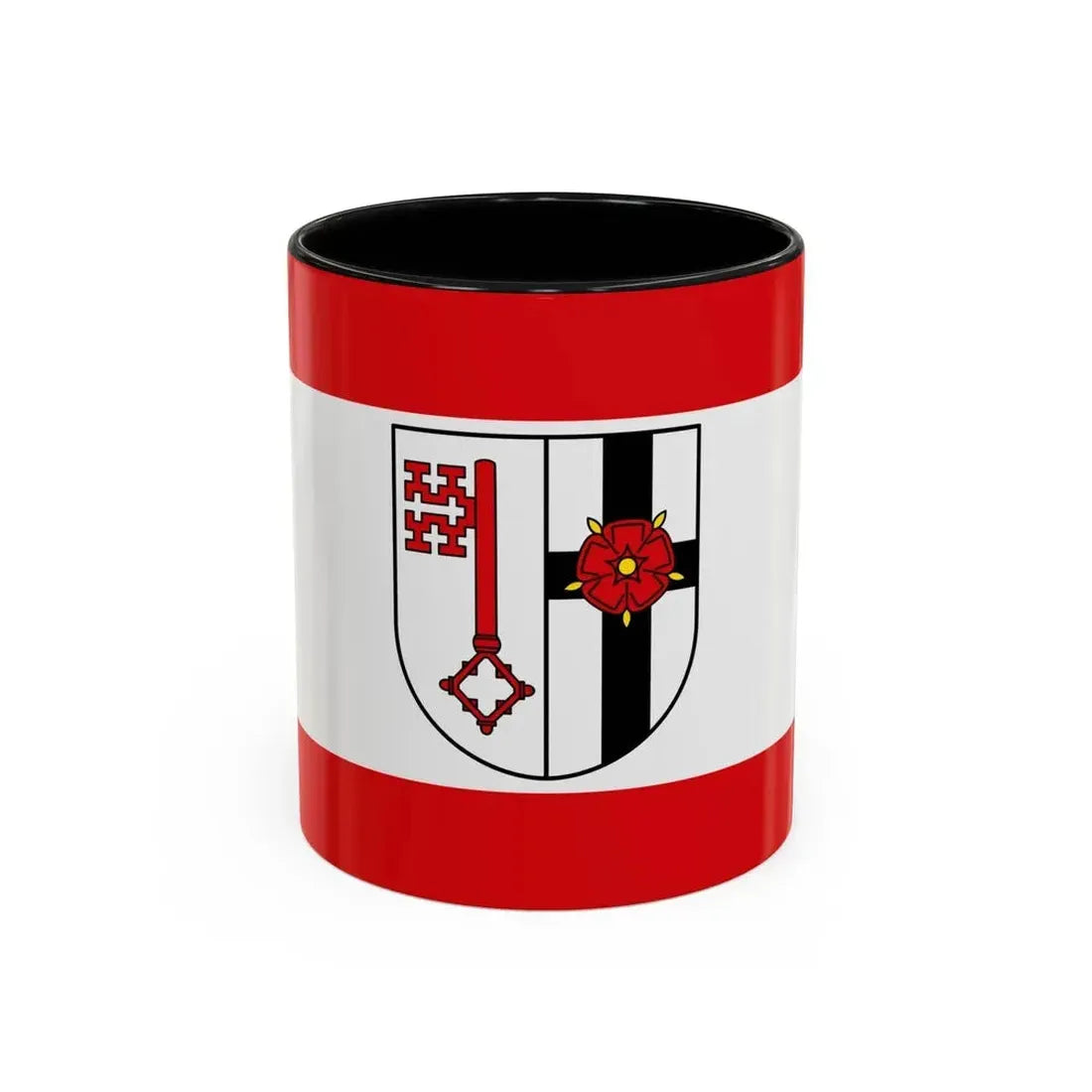 Flag of Soest Germany - Accent Coffee Mug 11oz Black - Go Mug Yourself
