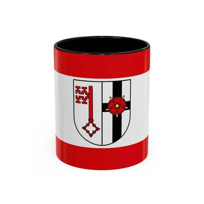 Flag of Soest Germany - Accent Coffee Mug 11oz Black - Go Mug Yourself