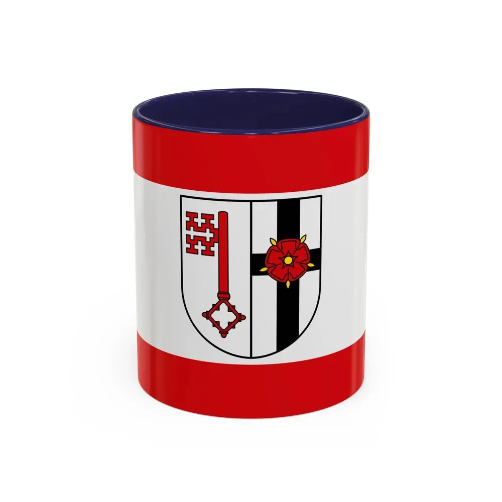 Flag of Soest Germany - Accent Coffee Mug 11oz Navy - Go Mug Yourself