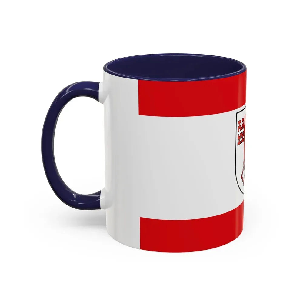 Flag of Soest Germany - Accent Coffee Mug - Go Mug Yourself
