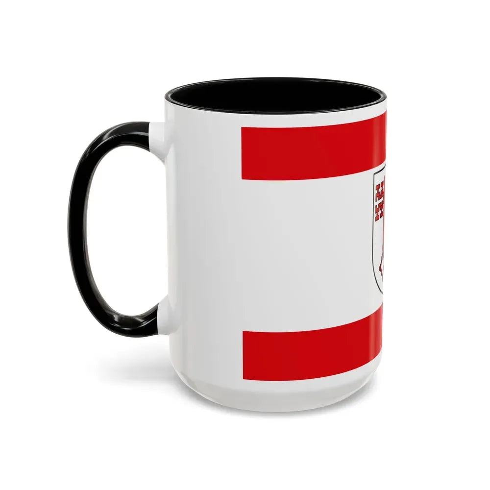 Flag of Soest Germany - Accent Coffee Mug - Go Mug Yourself