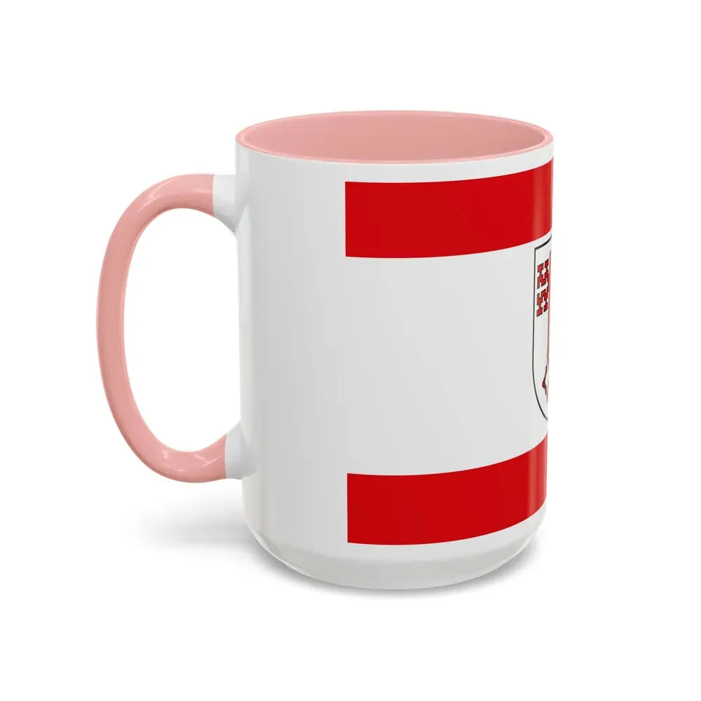 Flag of Soest Germany - Accent Coffee Mug - Go Mug Yourself