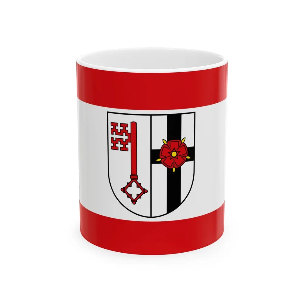 Flag of Soest Germany - White Coffee Mug-11oz-Go Mug Yourself