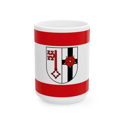 Flag of Soest Germany - White Coffee Mug-15oz-Go Mug Yourself