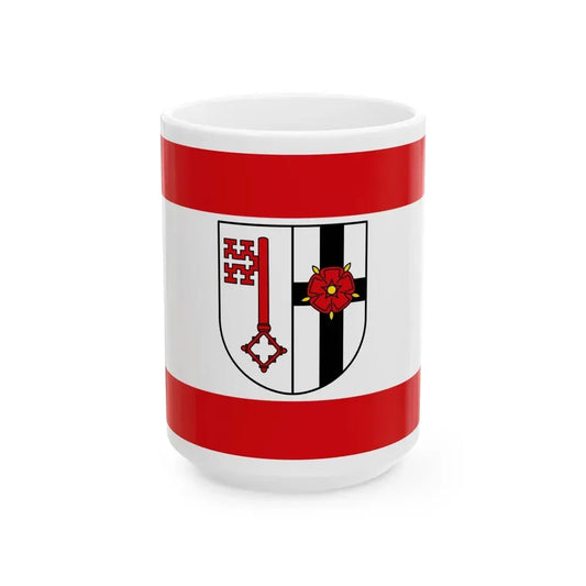 Flag of Soest Germany - White Coffee Mug 15oz - Go Mug Yourself