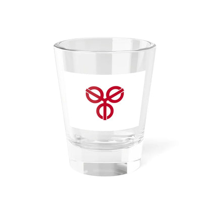 Flag of Soka Saitama (Japan) Shot Glass 1.5oz 1.5oz - Go Mug Yourself