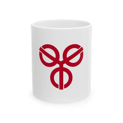 Flag of Soka Saitama (Japan) White Coffee Mug 11oz - Go Mug Yourself