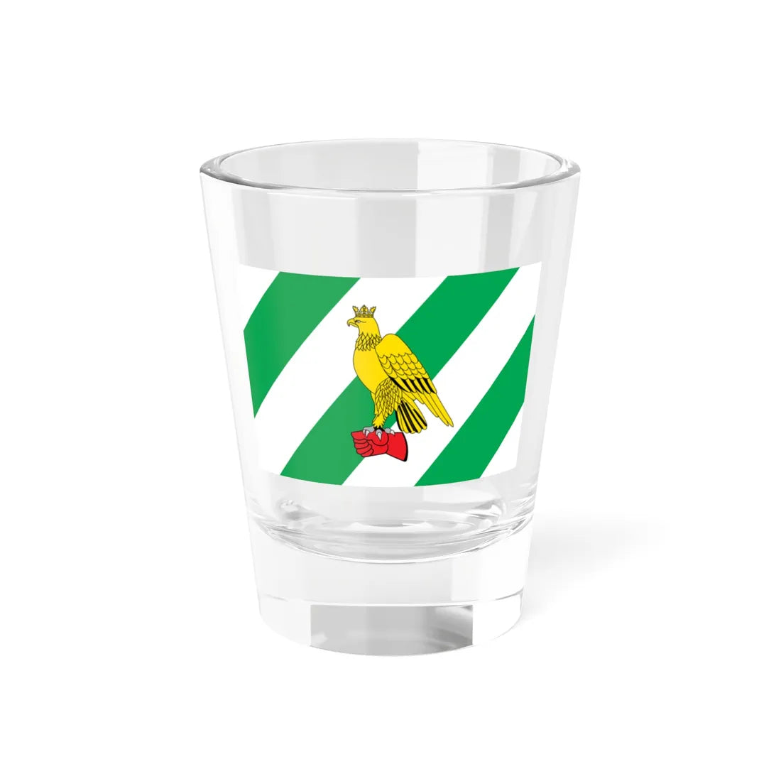 Flag of Sokolniki 2004 (Russia) Shot Glass 1.5oz 1.5oz - Go Mug Yourself