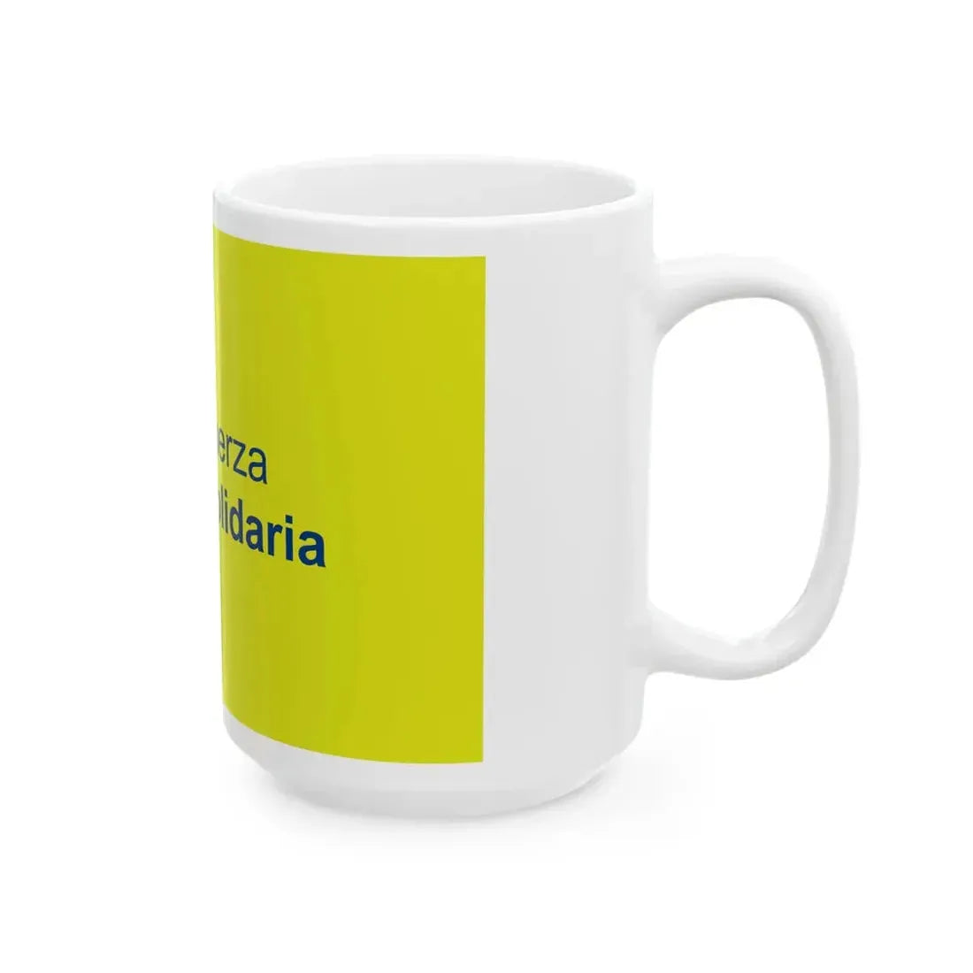 Flag of Solidarity Force (El Salvador) White Coffee Mug - Go Mug Yourself