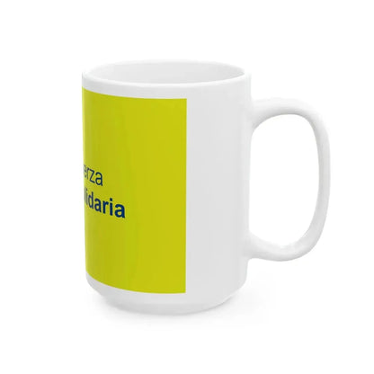 Flag of Solidarity Force (El Salvador) White Coffee Mug - Go Mug Yourself