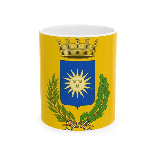 Flag of Soliera (Italy) White Coffee Mug 11oz - Go Mug Yourself
