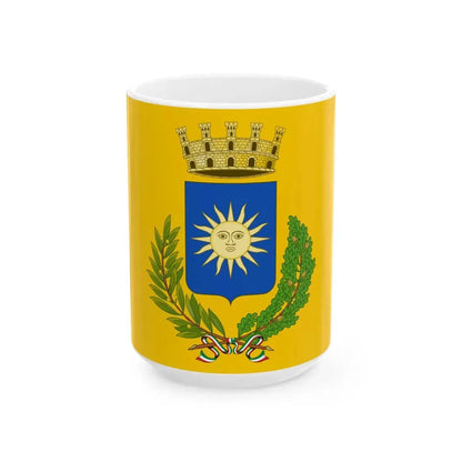 Flag of Soliera (Italy) White Coffee Mug 15oz - Go Mug Yourself