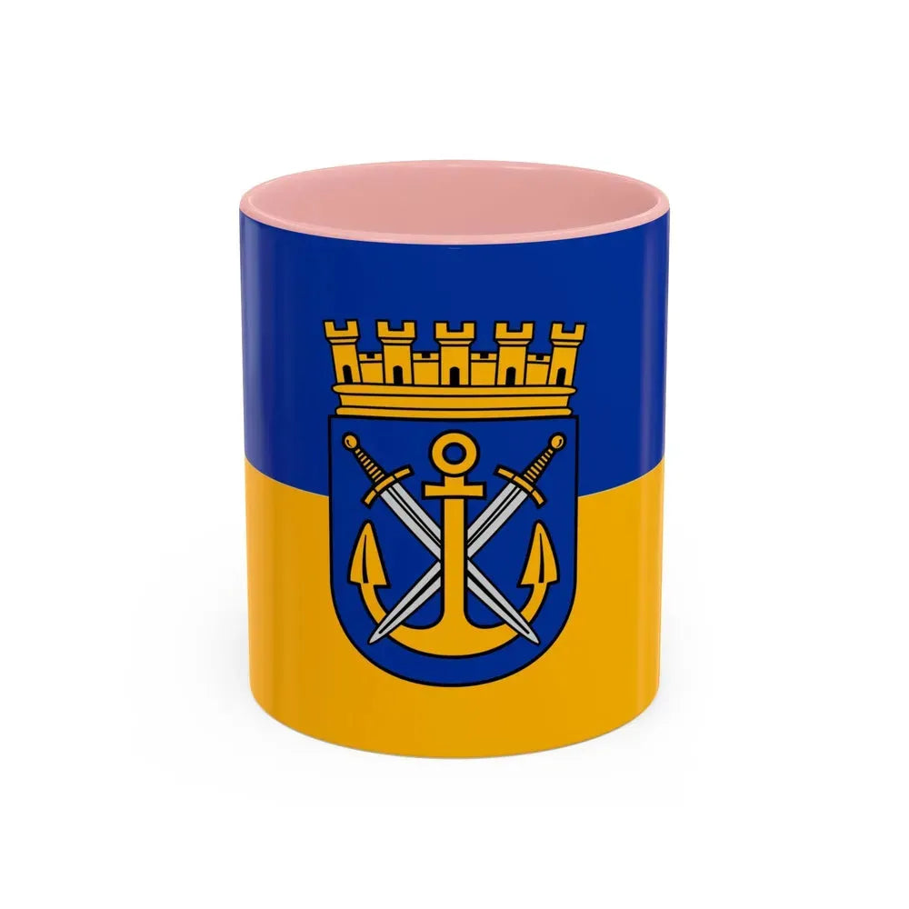 Flag of Solingen Germany - Accent Coffee Mug 11oz Pink - Go Mug Yourself