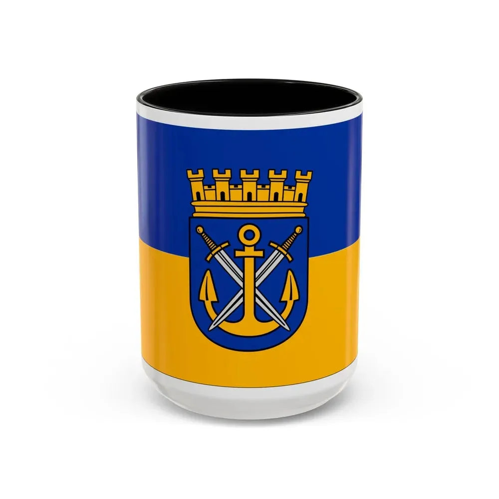 Flag of Solingen Germany - Accent Coffee Mug 15oz Black - Go Mug Yourself