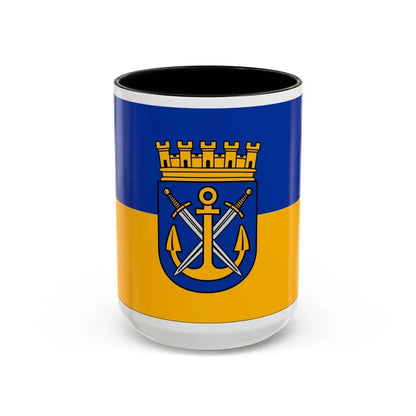 Flag of Solingen Germany - Accent Coffee Mug 15oz Black - Go Mug Yourself
