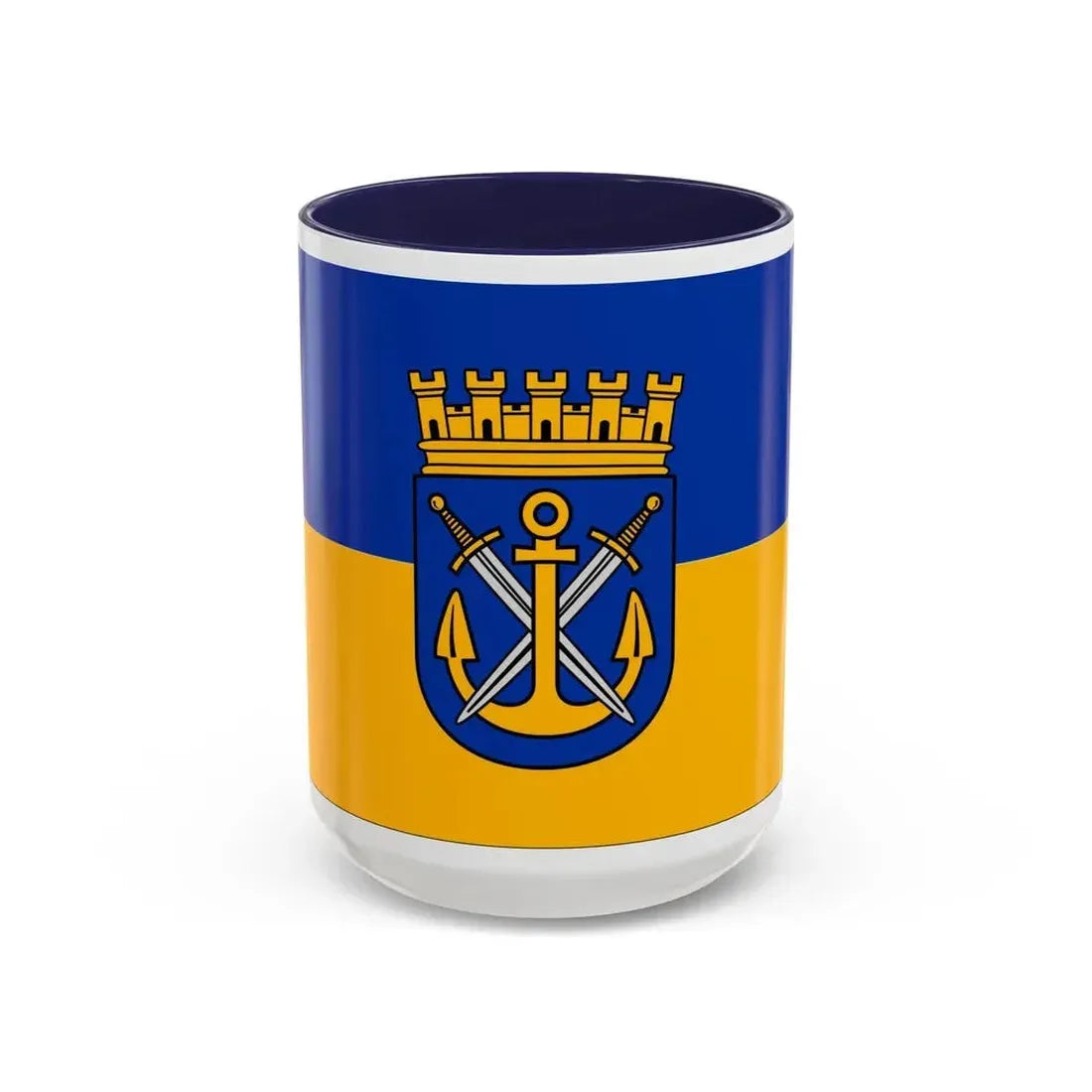 Flag of Solingen Germany - Accent Coffee Mug 15oz Navy - Go Mug Yourself
