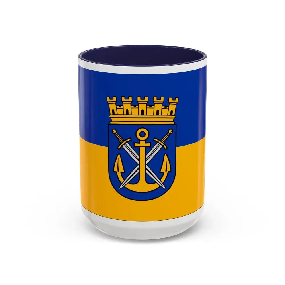 Flag of Solingen Germany - Accent Coffee Mug 15oz Navy - Go Mug Yourself