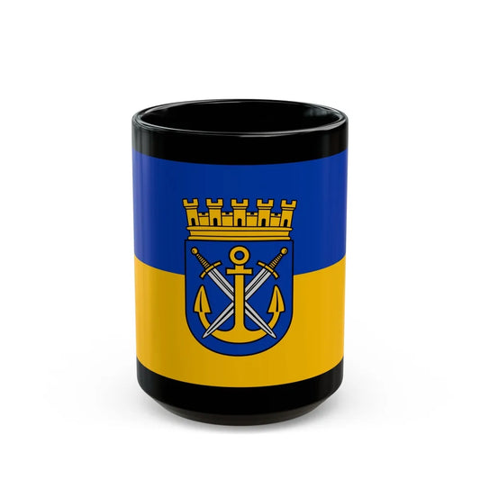 Flag of Solingen Germany - Black Coffee Mug-15oz-Go Mug Yourself