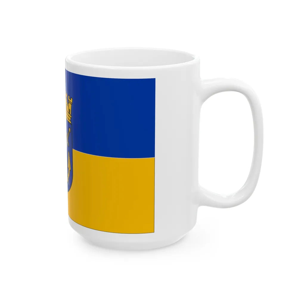 Flag of Solingen Germany - White Coffee Mug-Go Mug Yourself