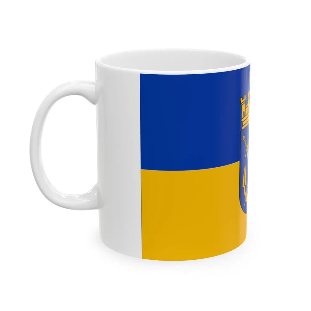 Flag of Solingen Germany - White Coffee Mug-Go Mug Yourself