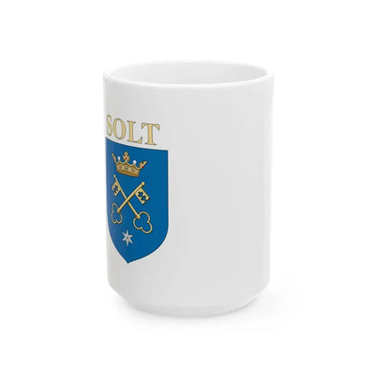 Flag of Solt (Hungary) White Coffee Mug 15oz - Go Mug Yourself