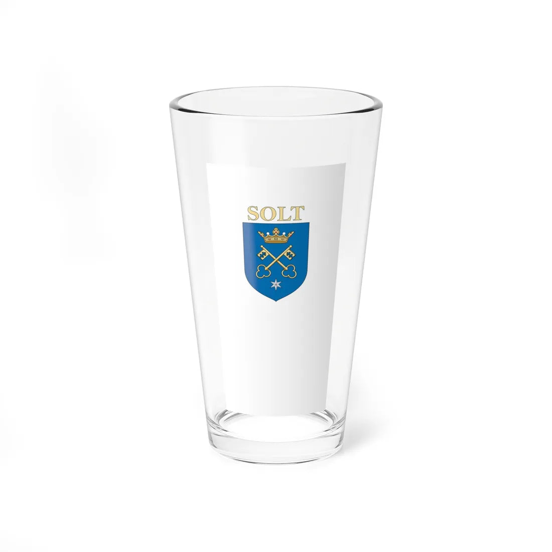 Flag of Solt vertical (Hungary) Pint Glass 16oz 16oz - Go Mug Yourself