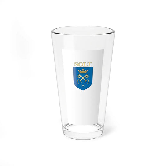 Flag of Solt vertical (Hungary) Pint Glass 16oz 16oz - Go Mug Yourself