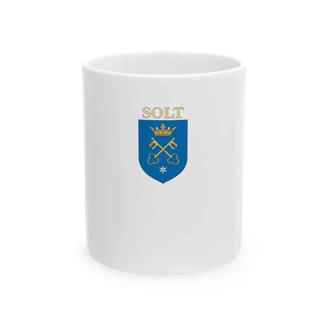 Flag of Solt vertical (Hungary) White Coffee Mug 11oz - Go Mug Yourself