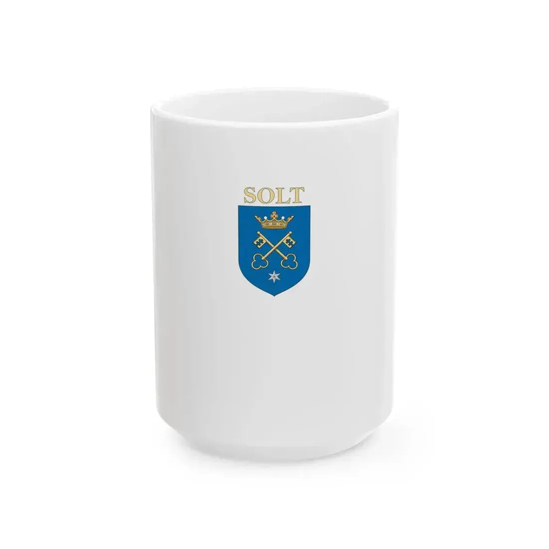 Flag of Solt vertical (Hungary) White Coffee Mug 15oz - Go Mug Yourself