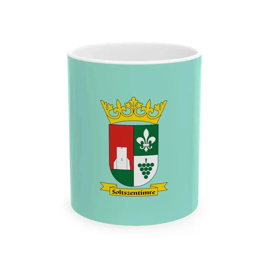 Flag of Soltszentimre (Hungary) White Coffee Mug 11oz - Go Mug Yourself