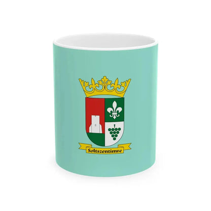 Flag of Soltszentimre (Hungary) White Coffee Mug 11oz - Go Mug Yourself