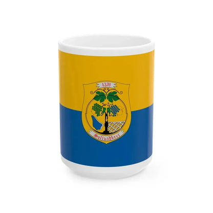 Flag of Soltvadkert (Hungary) White Coffee Mug 15oz - Go Mug Yourself