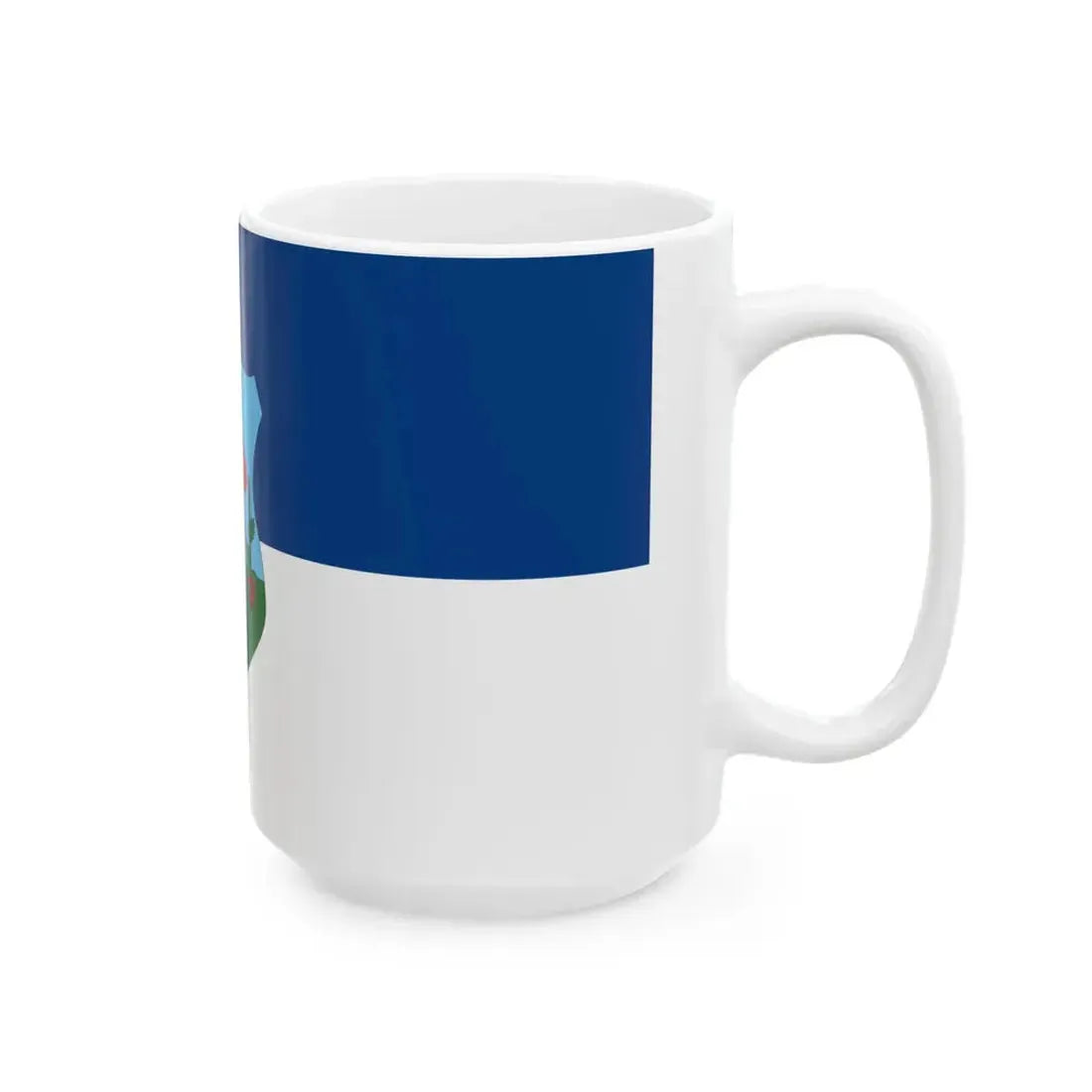 Flag of Solymar ceremonial (Hungary) White Coffee Mug - Go Mug Yourself
