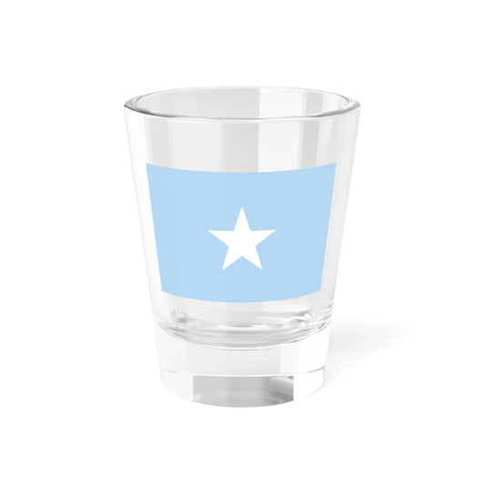 Flag of Somalia sky blue (Mali) Shot Glass 1.5oz 1.5oz - Go Mug Yourself