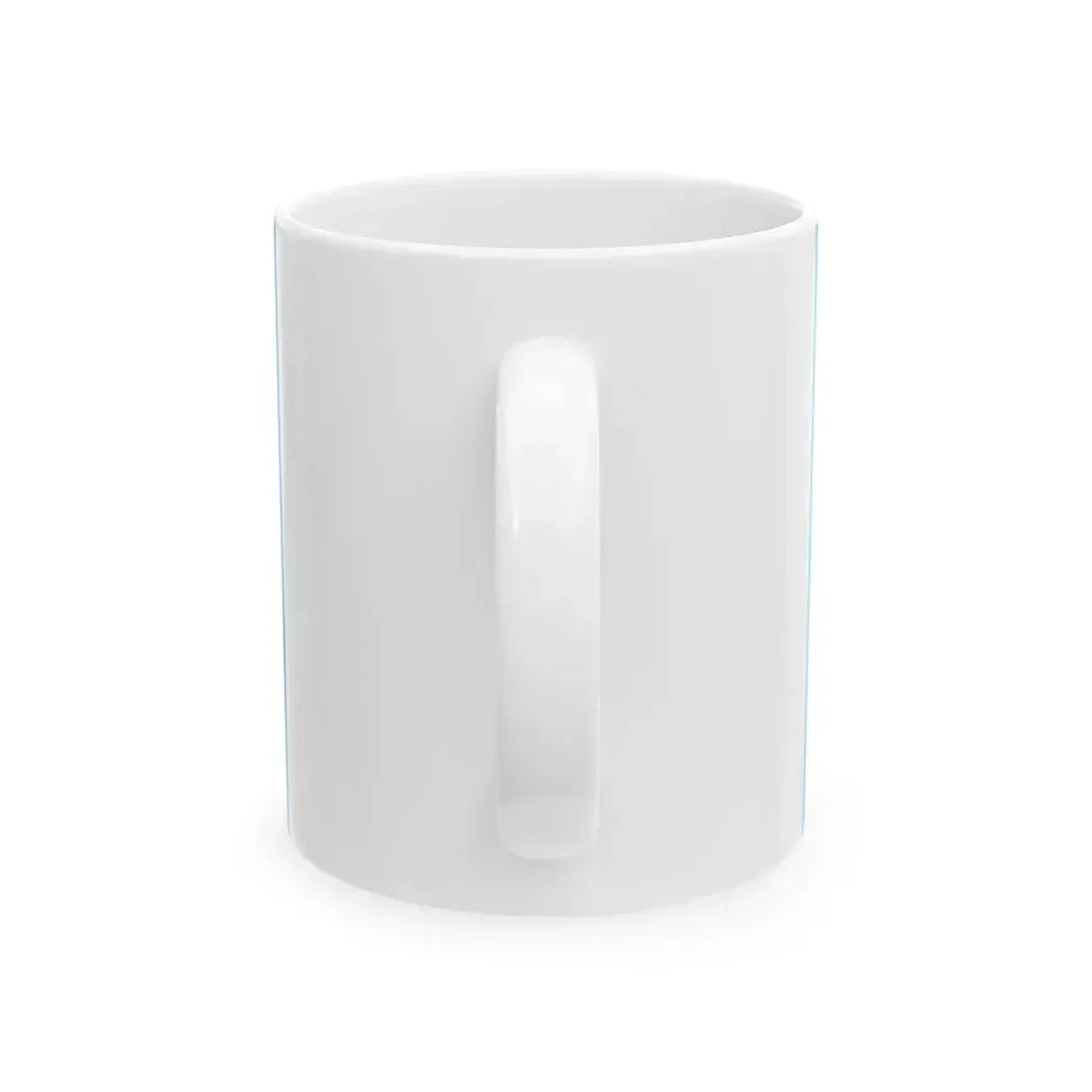Flag of Somalia sky blue (Mali) White Coffee Mug - Go Mug Yourself