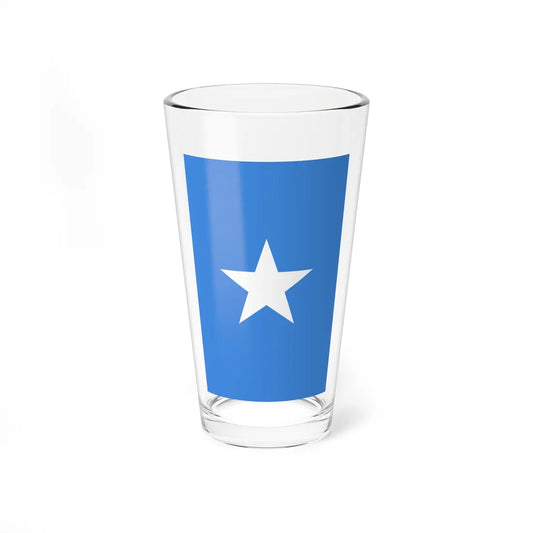 Flag of Somalia vertical (Mali) Pint Glass 16oz 16oz - Go Mug Yourself
