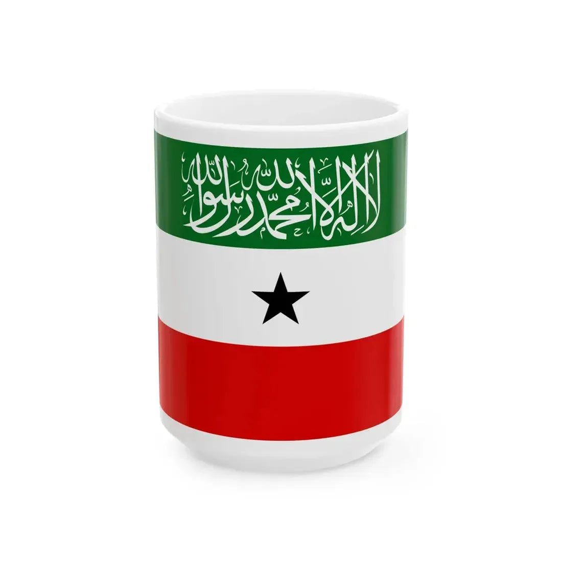 Flag of Somaliland 3-2 (Mali) White Coffee Mug 15oz - Go Mug Yourself