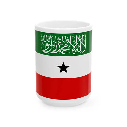 Flag of Somaliland 3-2 (Mali) White Coffee Mug 15oz - Go Mug Yourself