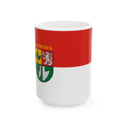 Flag of Somberek (Hungary) White Coffee Mug 15oz - Go Mug Yourself