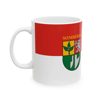 Flag of Somberek (Hungary) White Coffee Mug - Go Mug Yourself
