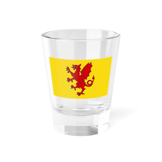 Flag of Somerset (England) Shot Glass 1.5oz 1.5oz - Go Mug Yourself