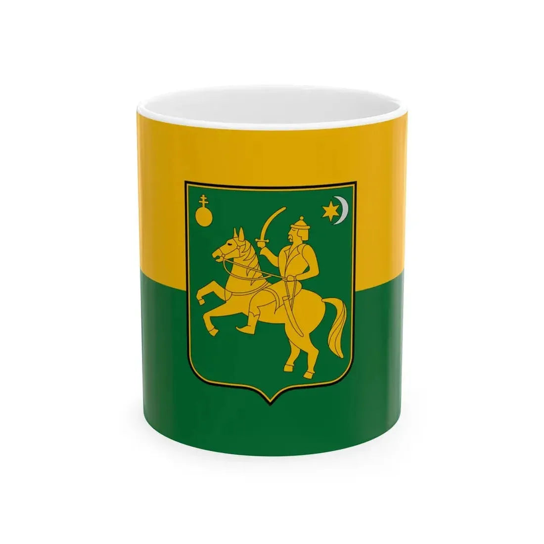 Flag of Somlojeno (Hungary) White Coffee Mug 11oz - Go Mug Yourself