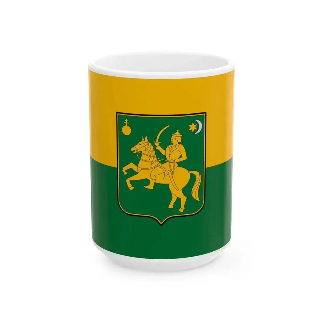 Flag of Somlojeno (Hungary) White Coffee Mug 15oz - Go Mug Yourself