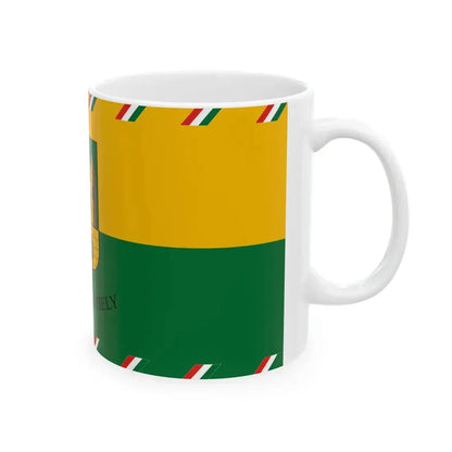 Flag of Somlovasarhely (Hungary) White Coffee Mug - Go Mug Yourself