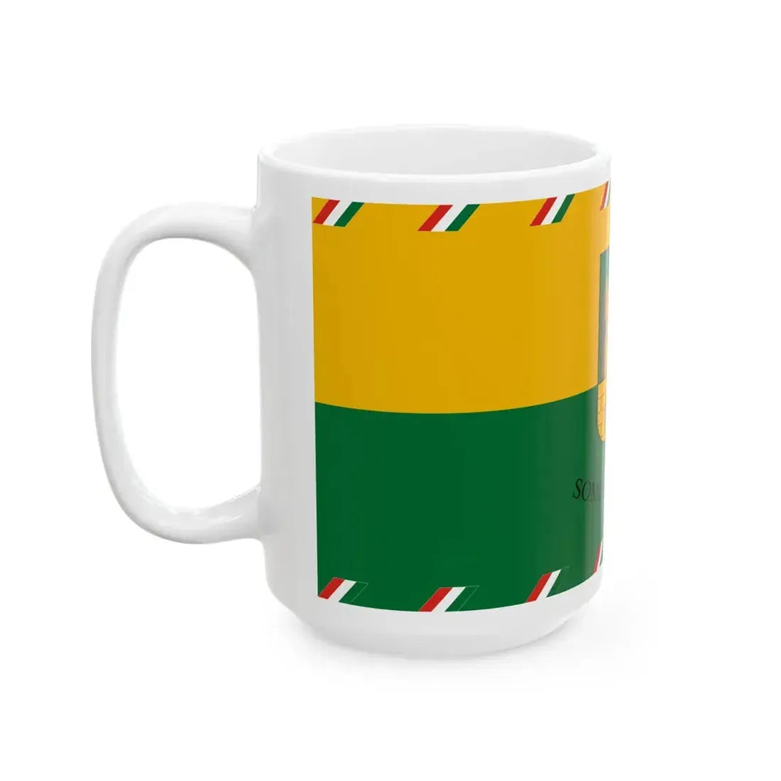 Flag of Somlovasarhely (Hungary) White Coffee Mug - Go Mug Yourself
